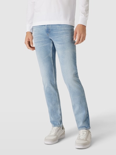 Marc O'Polo Shaped Fit Jeans mit Label-Patch Modell 'Sjöbo' Hellblau 4