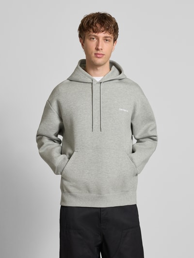 Carhartt Work In Progress Bluza z kapturem z kapturem Jasnoszary melanż 4
