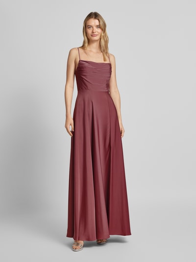 Laona Abendkleid mit Karree-Ausschnitt Altrosa 4