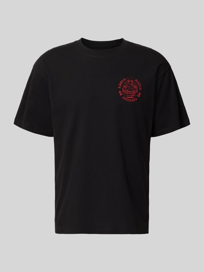 Edwin T-Shirt aus reiner Baumwolle Modell 'MUSIC CHANNEL' Black 2