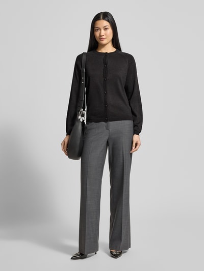 b.young Glanzend vest van viscosemix model 'MOBBE' Black - 1