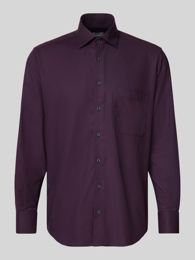 ETERNA Comfort fit zakelijk overhemd met knoopsluiting Bordeaux - 2