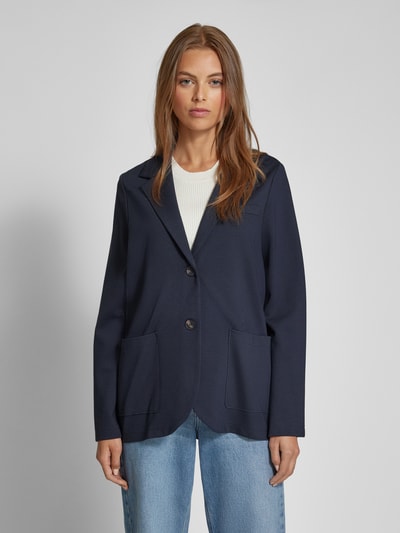 Brax Blazer met reverskraag, model 'BELLA' Marineblauw - 4