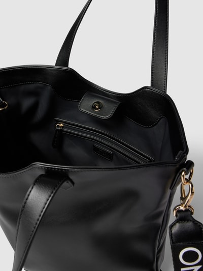 VALENTINO BAGS Shopper mit Label-Applikation Modell 'COURMAYEUR' Black 4