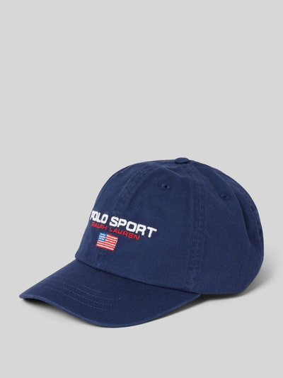 Polo Sport Basecap mit Label-Stitching Marine 1