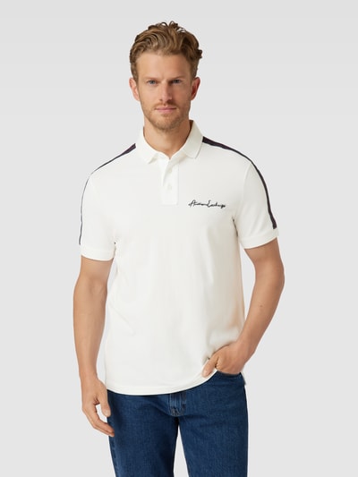 Armani Exchange Poloshirt mit Label-Detail Offwhite 4