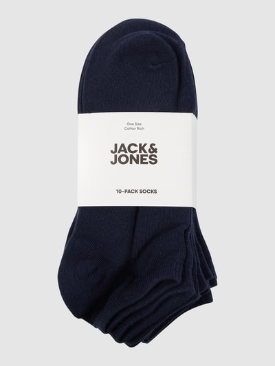 Jack & Jones Skarpetki stopki z dodatkiem streczu w zestawie 10 szt. Ciemnoniebieski 2