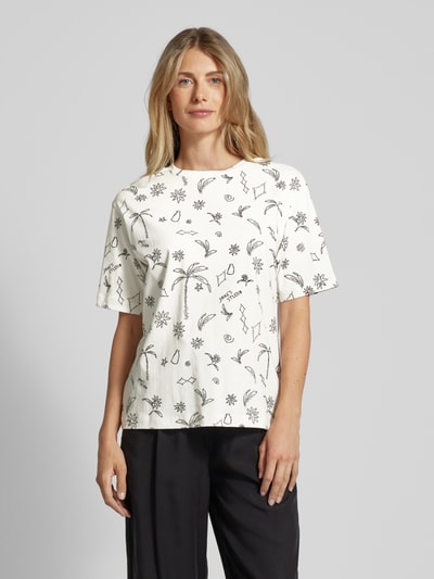 JAKE*S STUDIO WOMAN T-shirt met all-over print Offwhite - 4