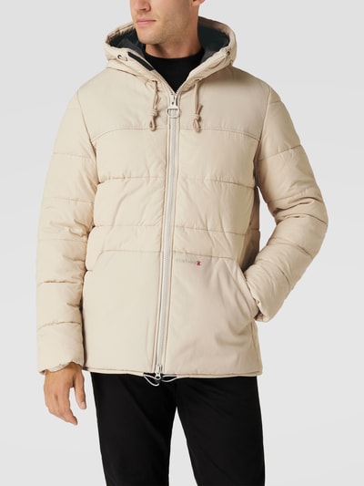 Barbour Steppjacke mit Label-Stitching Modell 'KNOTTS' Offwhite 4