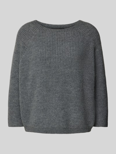 Weekend Max Mara Gebreide pullover met ronde hals, model 'XENO' Middengrijs - 2