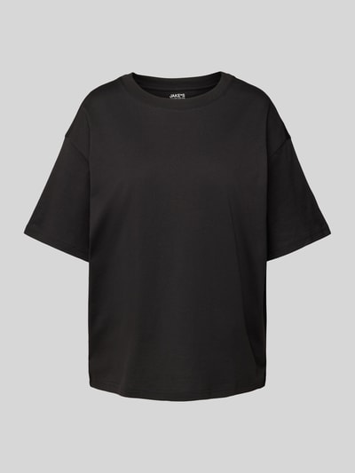 Jake*s Casual T-Shirt mit Rundhalsausschnitt Black 2