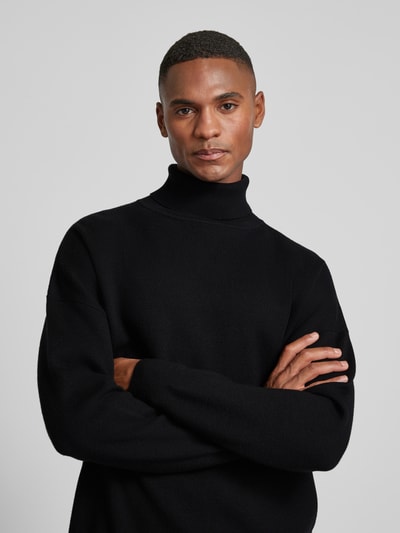 Antony Morato Strickpullover mit Rollkragen Black 3