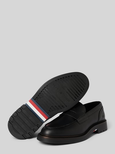 Tommy Hilfiger Loafer aus echtem Leder Black 4