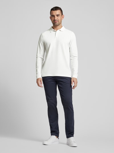 MCNEAL Regular fit poloshirt met labelstitching Offwhite - 1