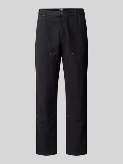 Dickies Regular fit stoffen broek in 5-pocketmodel, model 'DUCK' Zwart - 2