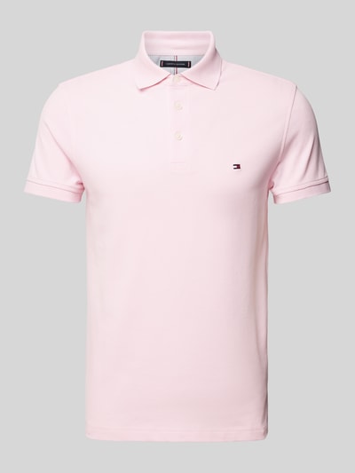 Tommy Hilfiger Poloshirt mit Label-Stitching Pink 2