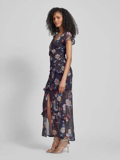 SISTAGLAM Abendkleid mit floralem Print Black 1