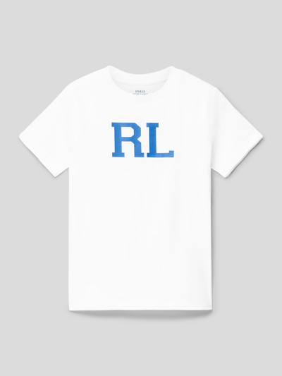 Polo Ralph Lauren Kids T-Shirt mit Label-Print Weiss 1