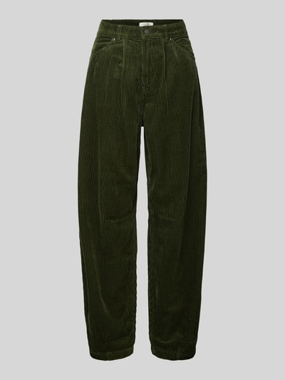 Christian Berg Woman Stoffhose mit Eingrifftaschen Dunkelgruen 2