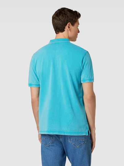 Esprit Poloshirt in effen design, model 'PIPO' Lichtblauw - 5