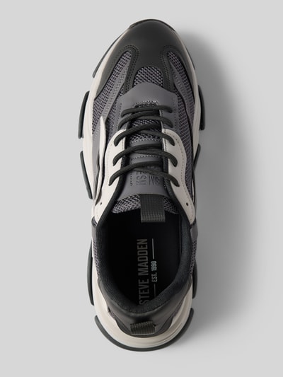 Steve Madden Sneaker aus Rindsnappa mit Plateau-Sohle Mittelgrau 3