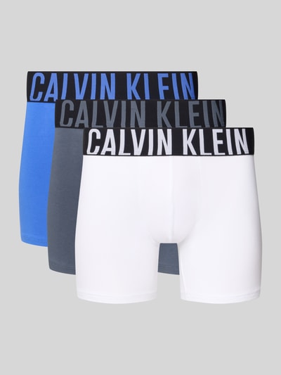Calvin Klein Underwear Boxershort met elastische band in een set van 3 stuks Koningsblauw - 1