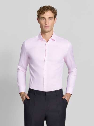 Seidensticker Slim Fit Businesshemd aus reiner Baumwolle Modell 'New Kent' Rose 4