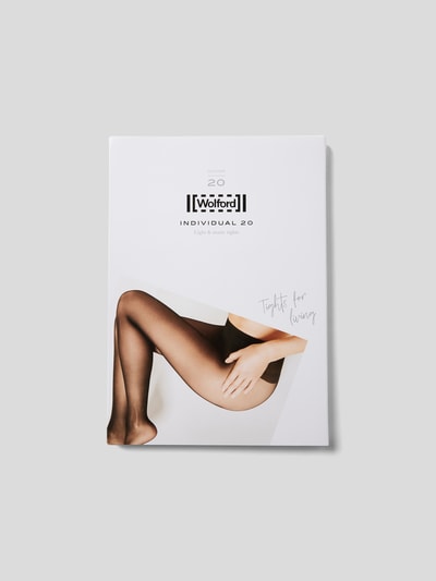 Wolford Strumpfhose mit geripptem Bund black online kaufen