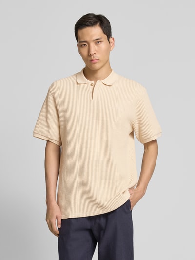 Les Deux Poloshirt met labeldetail Offwhite - 4