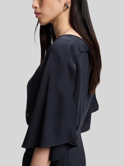 BOSS Midikleid mit Schlüsselloch-Ausschnitt Marine 6
