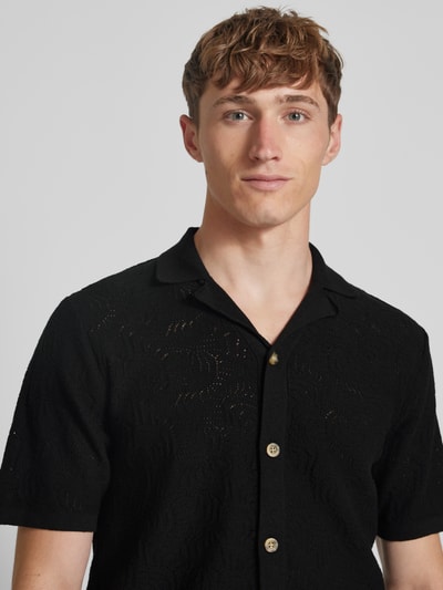 Only & Sons Vrijetijdsoverhemd met knoopsluiting, model 'DENVER' Zwart - 3