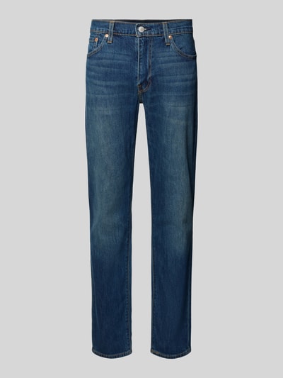 Produktfoto, Jeans mit 5-Pocket-Design von Levi's®, blaue Farbe, Baumwoll-Elasthan-Mix, Slim Fit, Knopf- und Reißverschluss