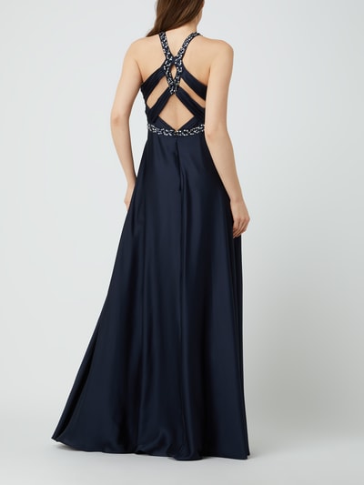 Jake*s Cocktail Abendkleid mit Pailletten   Marine Melange 4