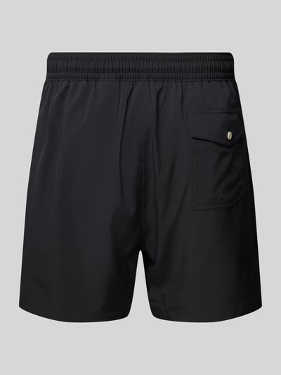 Polo Sport Relaxed Fit Badeshorts mit Label-Stitching Modell 'TRAVLER' Black 3