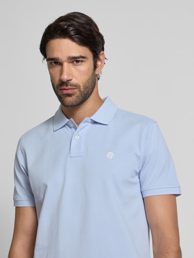 MCNEAL Poloshirt mit Label-Stitching Hellblau 3