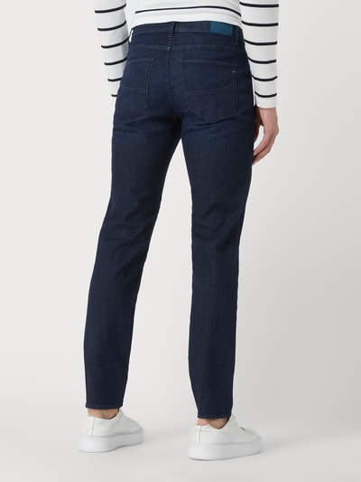 Brax Straight fit jeans met lyocell, model 'Cadiz' Donkerblauw - 5