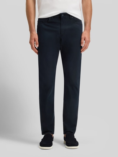 BOSS Slim Fit Hose aus Baumwoll-Mix Modell 'DELAWARE5' Marine 4