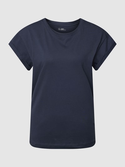 Jake*s Casual T-shirt met ronde hals Donkerblauw - 2