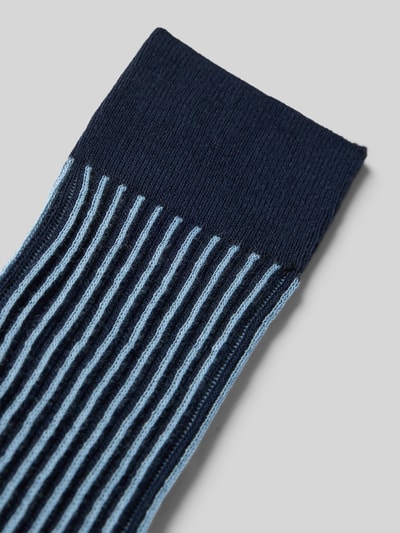PAUL SMITH Socken mit geripptem Abschluss Marine 2