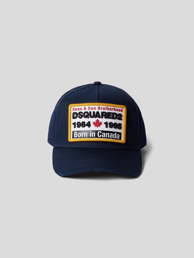 Dsquared2 Basecap mit Label-Patch Marineblau 4