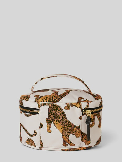 WOUF Kosmetiktasche mit Motiv-Print Modell 'The Leopard' Sand 2