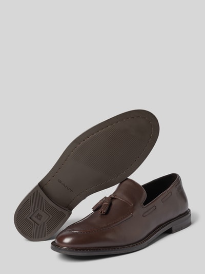 GANT Loafer aus echtem Leder Modell 'Lozham' Dunkelbraun 4