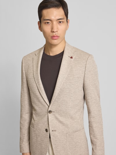 Roy Robson Sakko mit Strukturmuster Beige 3