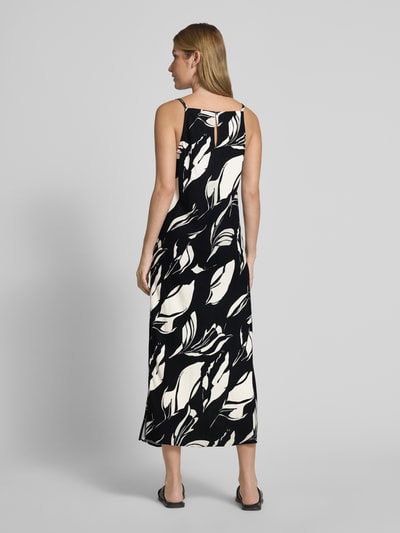 Someday Sukienka midi z mieszanki wiskozy i lnu model ‘Qualeza’ Czarny 5