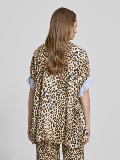 Emily Van den Bergh Hemdbluse in Überlänge Hellbraun 5