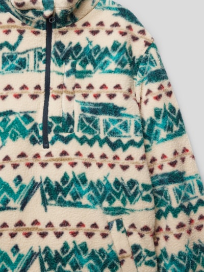 Billabong Sweatshirt met all-over motief en steekzakken Ecru - 2