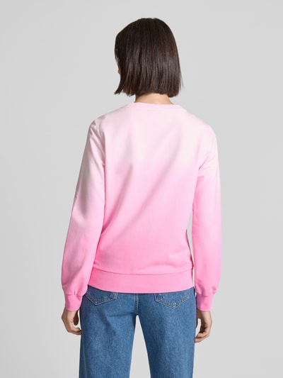 LIU JO SPORT Sweatshirt mit Strasssteinbesatz Rosa 5