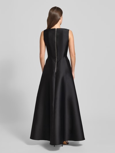 Swing Sukienka wieczorowa z dekoltem w łódkę Czarny 5