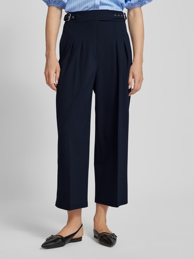 Lauren Ralph Lauren Cropped Hose mit Gürtel Modell 'ZATTARY' Marine 4