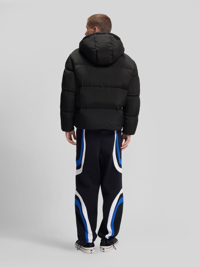 HUGO Blue Regular Fit Steppjacke mit Kapuze Modell 'Bodo2541' BLACK 5